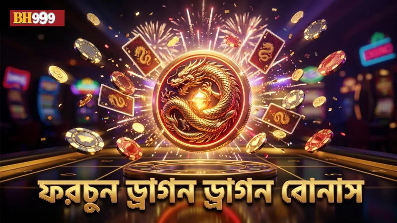 ফরচুন ড্রাগনের ড্রাগন বোনাস ফিচার পরীক্ষা করা হয়েছে।