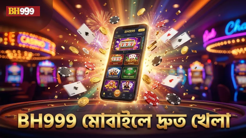 BH999 মোবাইল অ্যাপে দ্রুত এবং সুবিধাজনক লাইটনিং রাউলেট খেলা যায়।