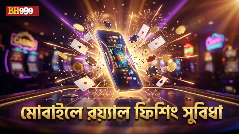 মোবাইলেও রয়্যাল ফিশিং গেম খেলার সুবিধা এবং দ্রুততা।